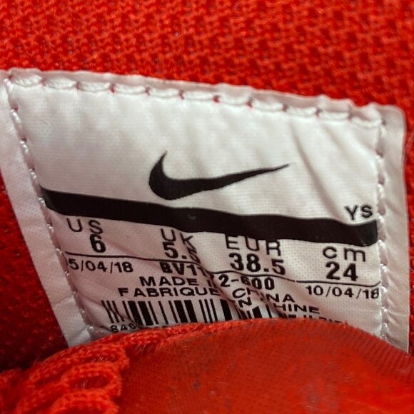 NIKE | Air Force 1 Foamposite Cup University Red High Tops Women's 7.5 - Picture 12 of 16